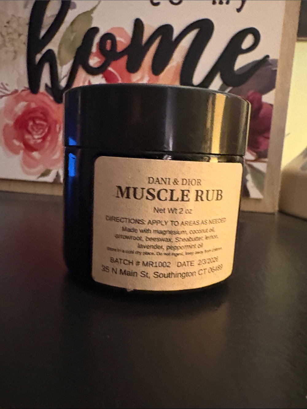 Dani & Dior Muscle Rub – 2oz